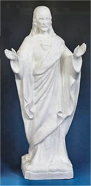 Catholic Sacred Heart of Jesus blessing Lawn Ornamentation